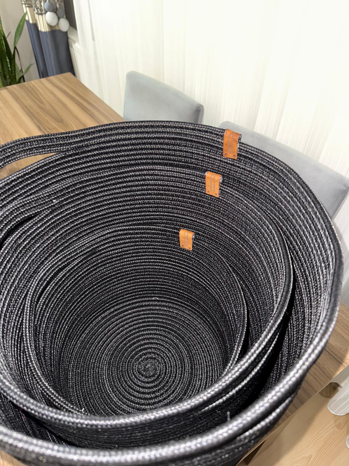 3'Lü Set Sepet Takımı Siyah