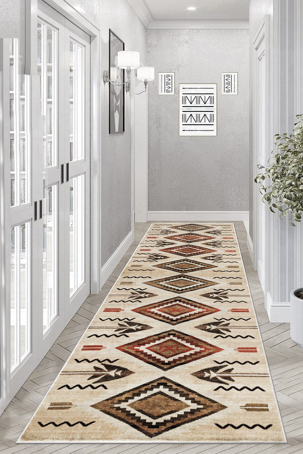 Africa Yeni Nesil Baskılı Halı & Yolluk