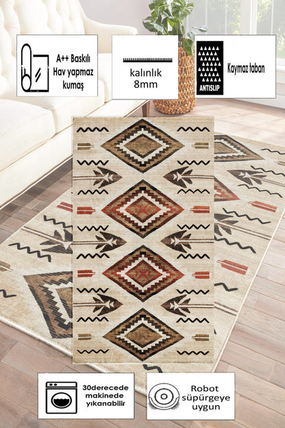 Africa Yeni Nesil Baskılı Halı & Yolluk