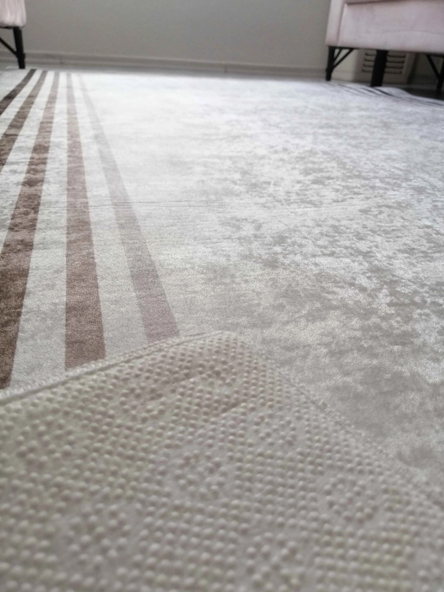 Aura krem Yeni Nesil Baskılı Halı & Yolluk