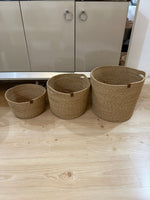 3'Lü Set Sepet Takımı Hasır