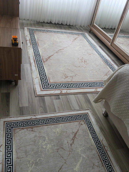 Versace Altın Varak Yeni Nesil Baskılı Halı & Yolluk