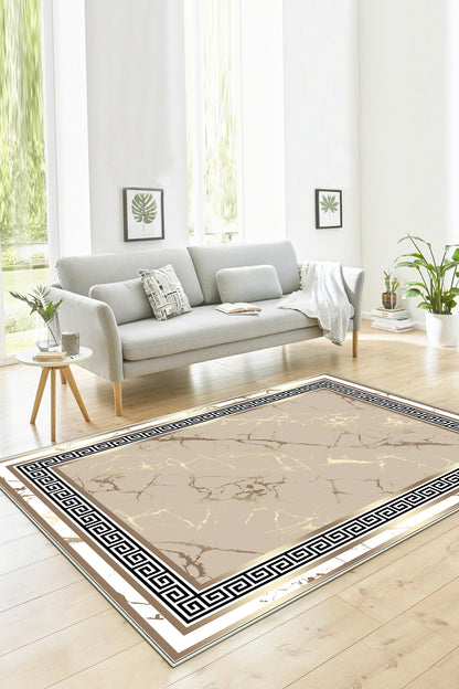 Versace Altın Varak Yeni Nesil Baskılı Halı & Yolluk