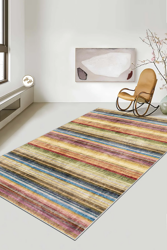 Bahar Desen Baskılı Kaymaz Taban Mutfak Halısı