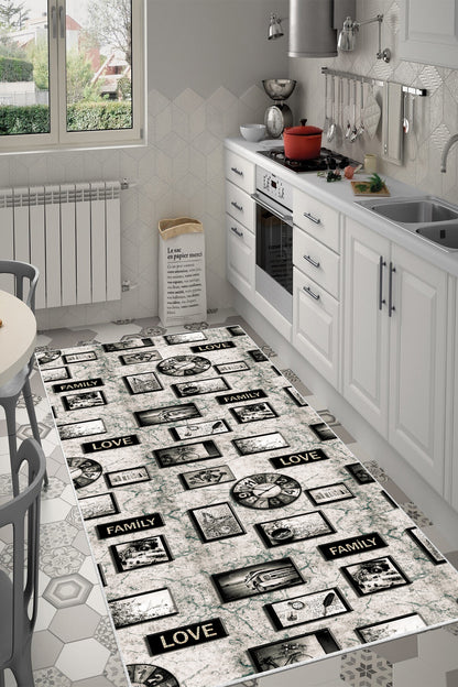 Famıly Love Yeni Nesil Baskılı Halı & Yolluk