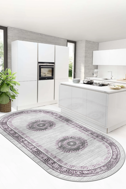 kleopatra FUŞYA oval Yeni Nesil Baskılı Halı & Yolluk