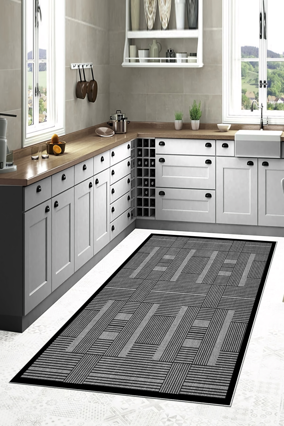 Jut Dizayn Yeni Nesil Baskılı Halı & Yolluk