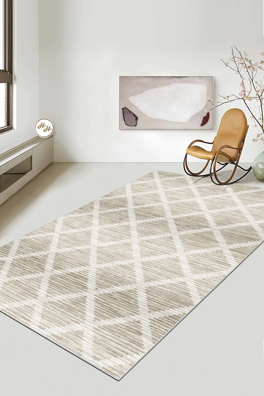 Hazal kahve Yeni Nesil Baskılı Halı & Yolluk