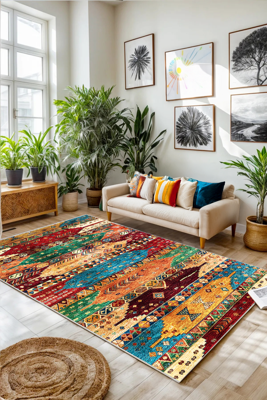 Afgan Yeni Nesil Baskılı Halı & Yolluk