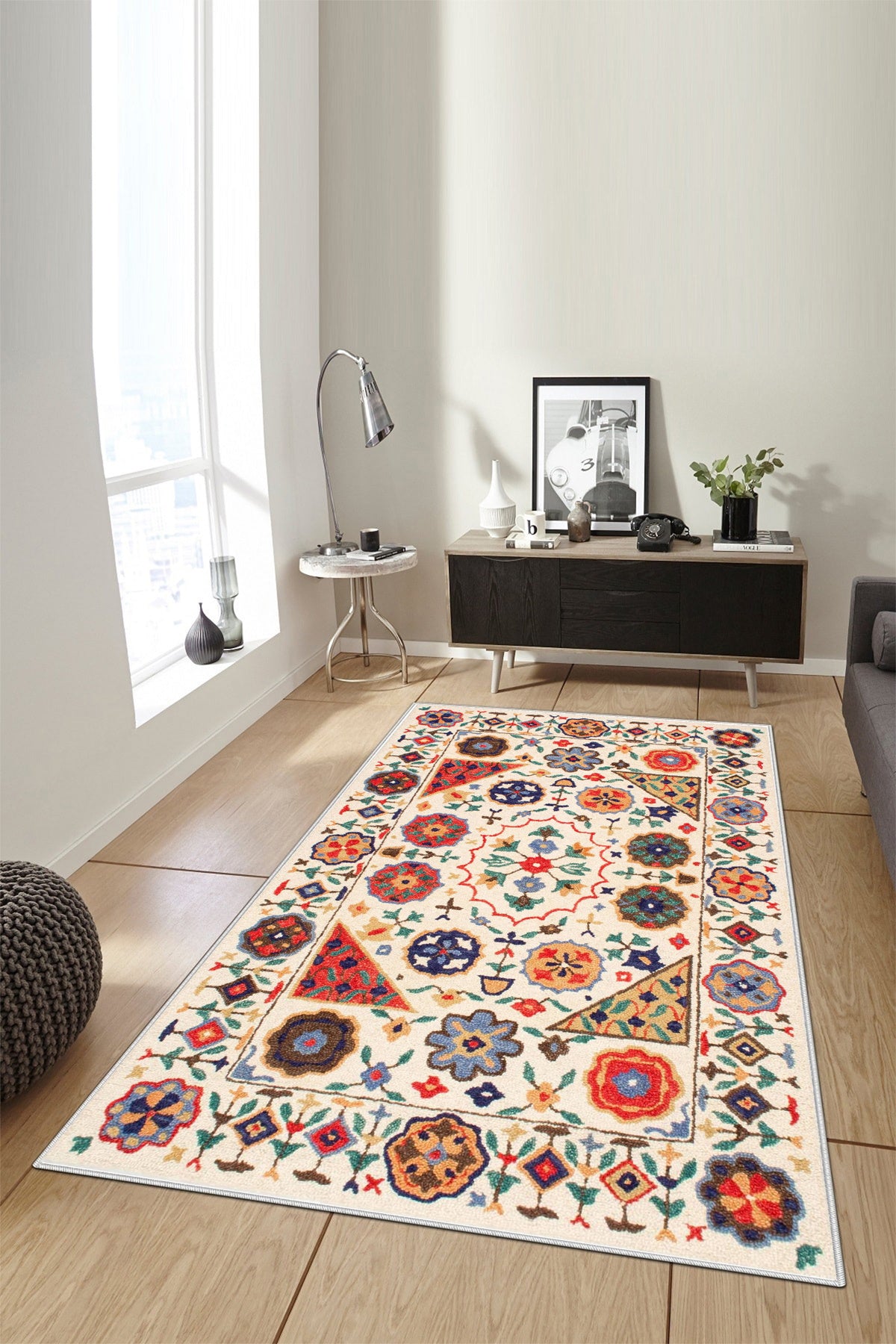 Flower Yeni Nesil Baskılı Halı & Yolluk