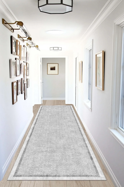 Hermes Gri  Yeni Nesil Baskılı Halı & Yolluk