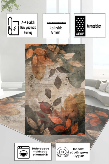 Güz Yeni Nesil Baskılı Halı & Yolluk