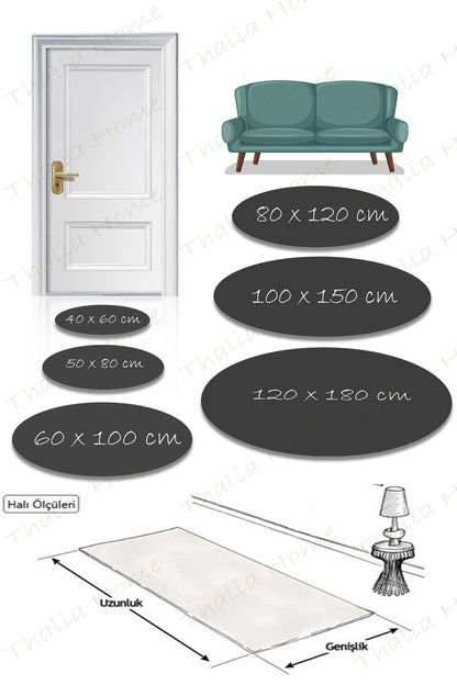 Jüt Kilim  Yuvarlak Hasır Halı ( Siyah - Beyaz )