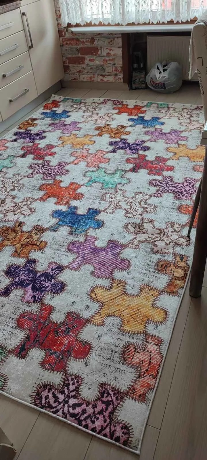 puzzle Yeni Nesil Baskılı Halı & Yolluk