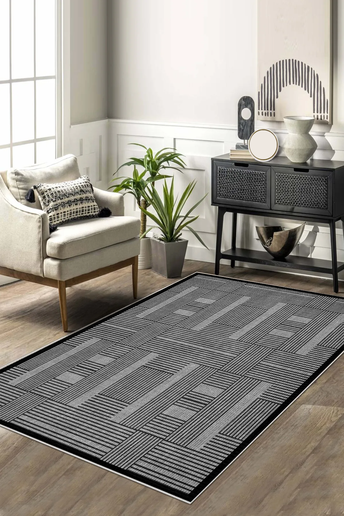 JutDizayn Baskılı Kaymaz Taban Mutfak Halısı