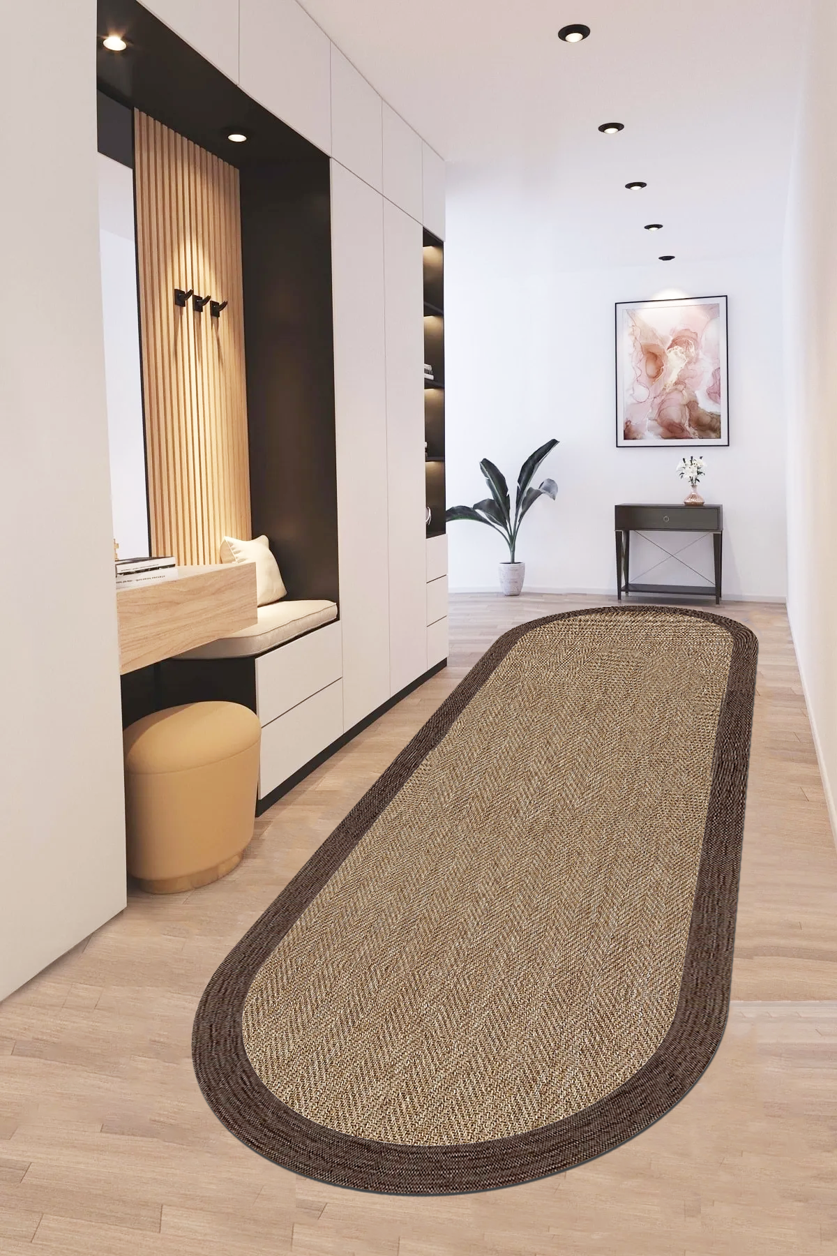 Kopenhag Oval Yeni Nesil Baskılı Halı & Yolluk