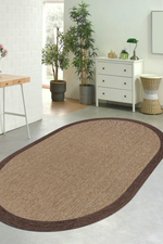 Kopenhag Oval Yeni Nesil Baskılı Halı & Yolluk