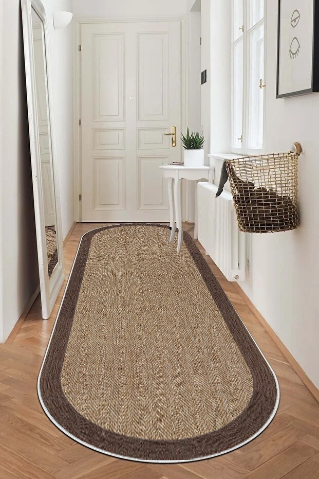 Kopenhag Oval Yeni Nesil Baskılı Halı & Yolluk