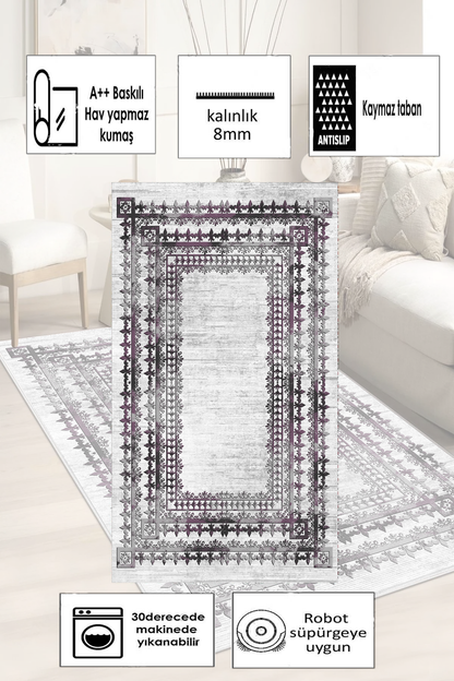 Kale mürdüm Yeni Nesil Baskılı Halı & Yolluk