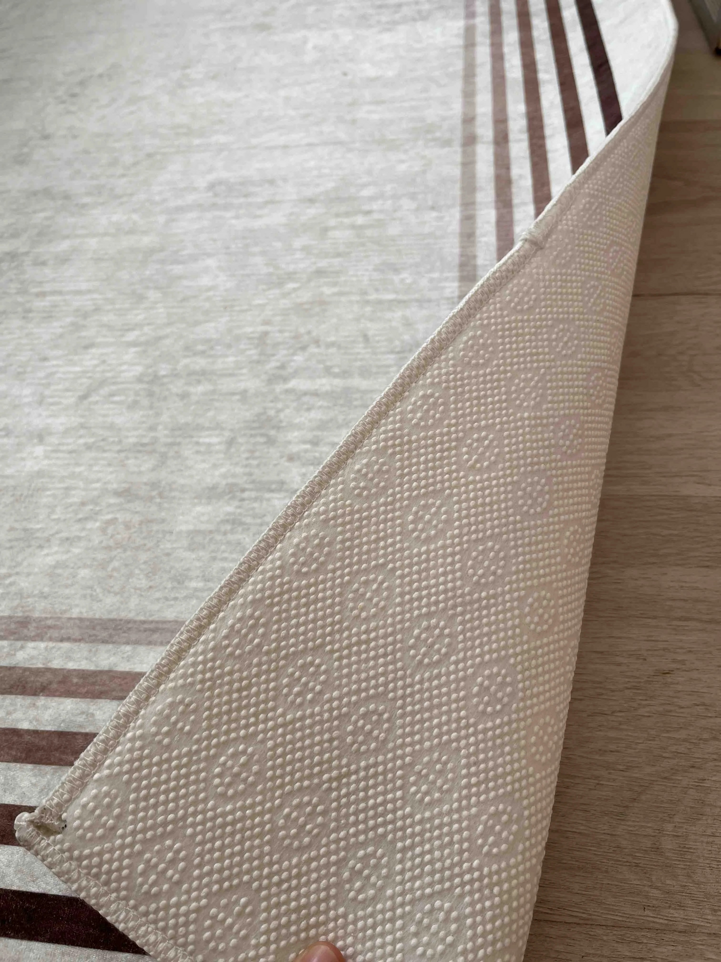 Aura krem Yeni Nesil Baskılı Halı & Yolluk