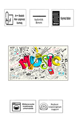 Music Çocuk Halısı Yeni Nesil Baskılı Halı & Yolluk