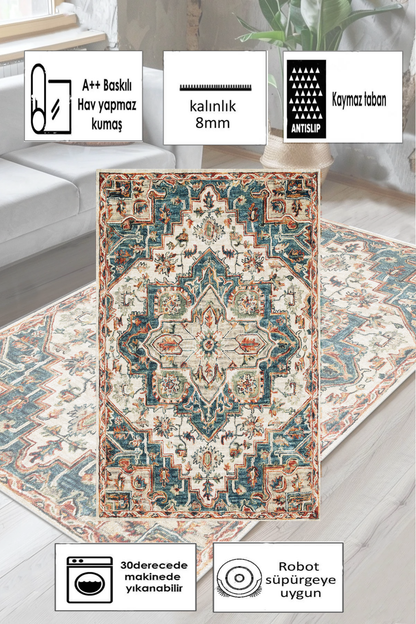 Nazende Yeni Nesil Baskılı Halı