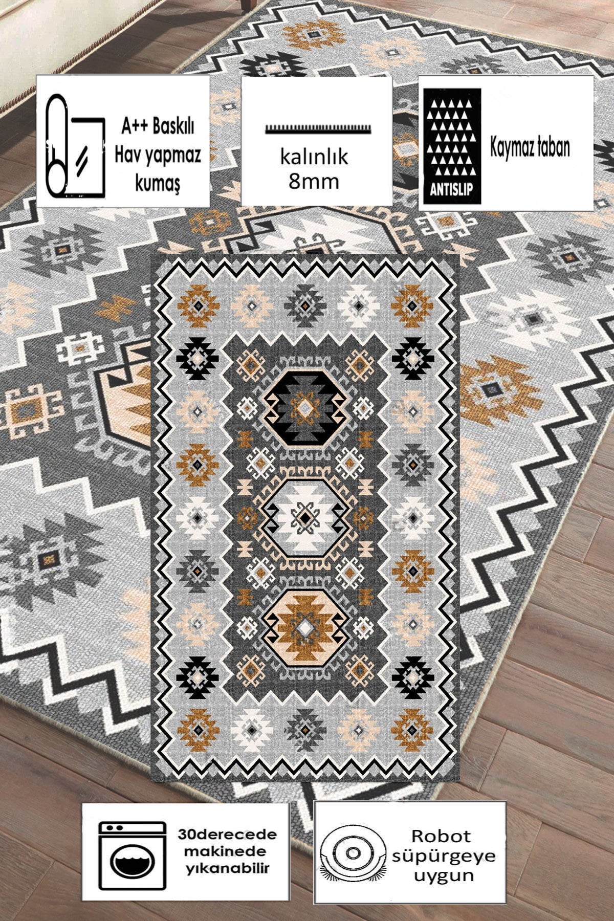 Nazo Yeni Nesil Baskılı Halı & Yolluk