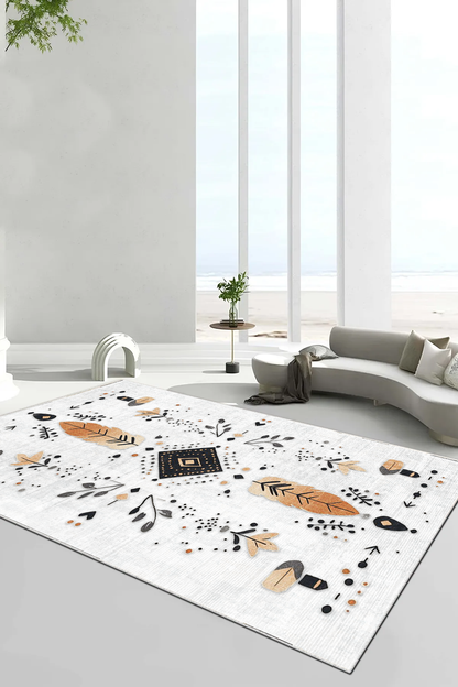 Polezya Baskılı Kaymaz Taban Halı & Yolluk