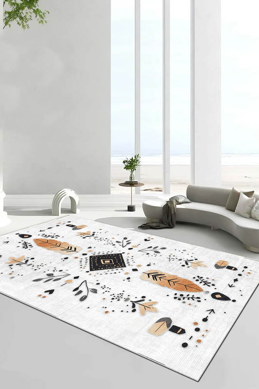 Polezya Baskılı Kaymaz Taban Halı & Yolluk