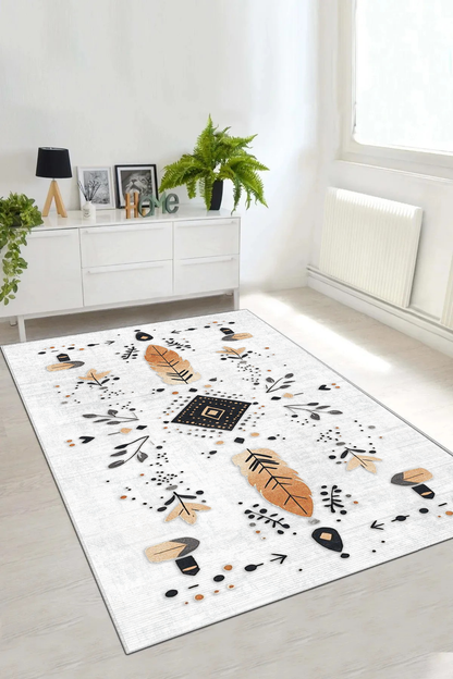 Polezya Baskılı Kaymaz Taban Halı & Yolluk