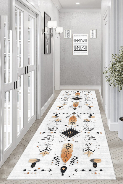 Polezya Baskılı Kaymaz Taban Halı & Yolluk