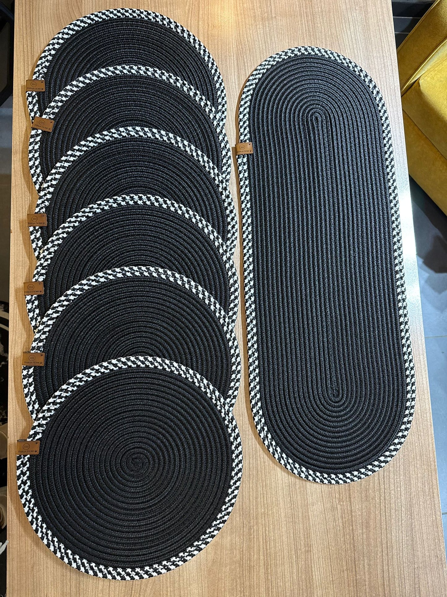 6 Adet American Servis SupLa Ve Runner Siyah