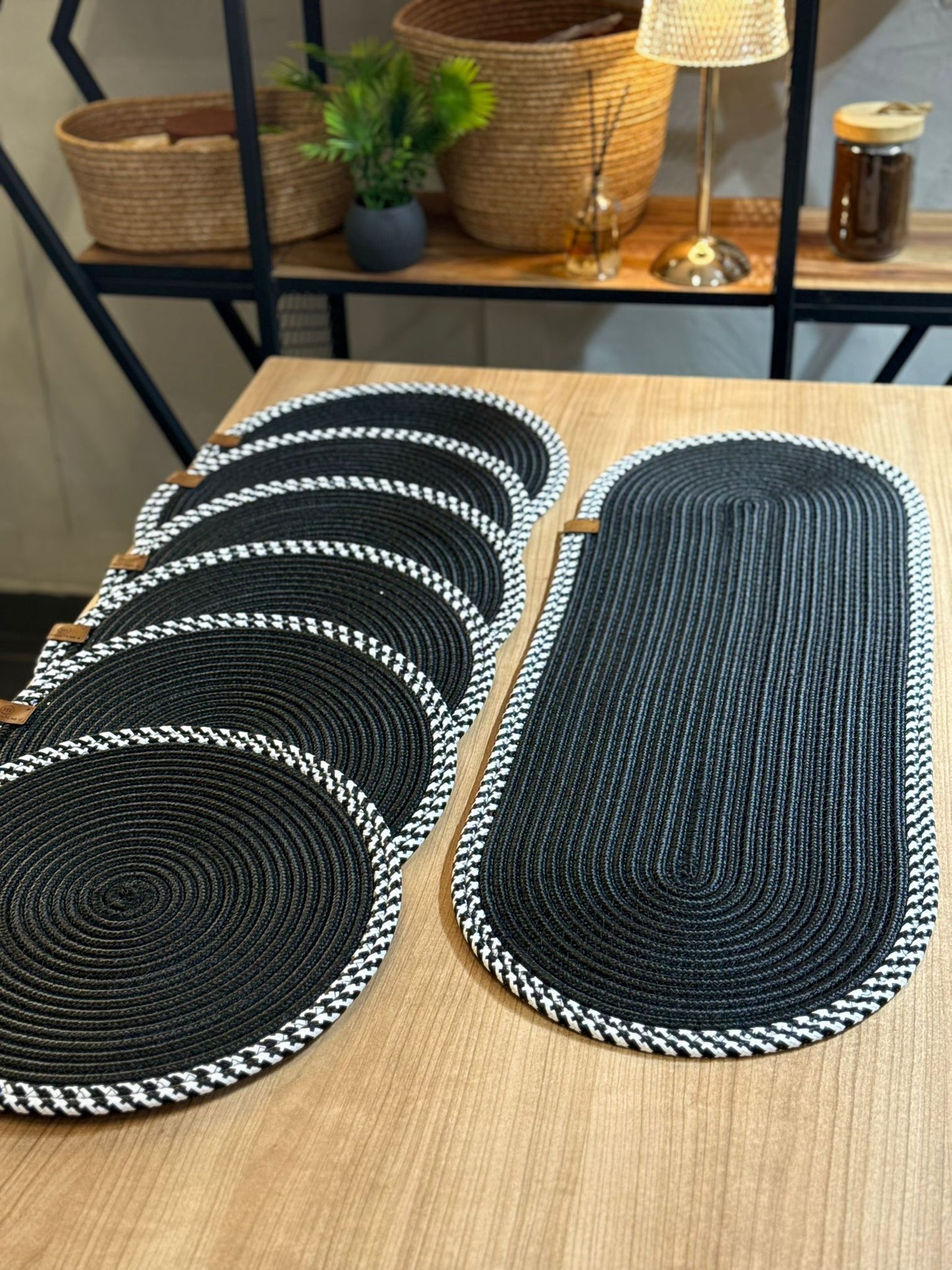 6 Adet American Servis SupLa Ve Runner Siyah