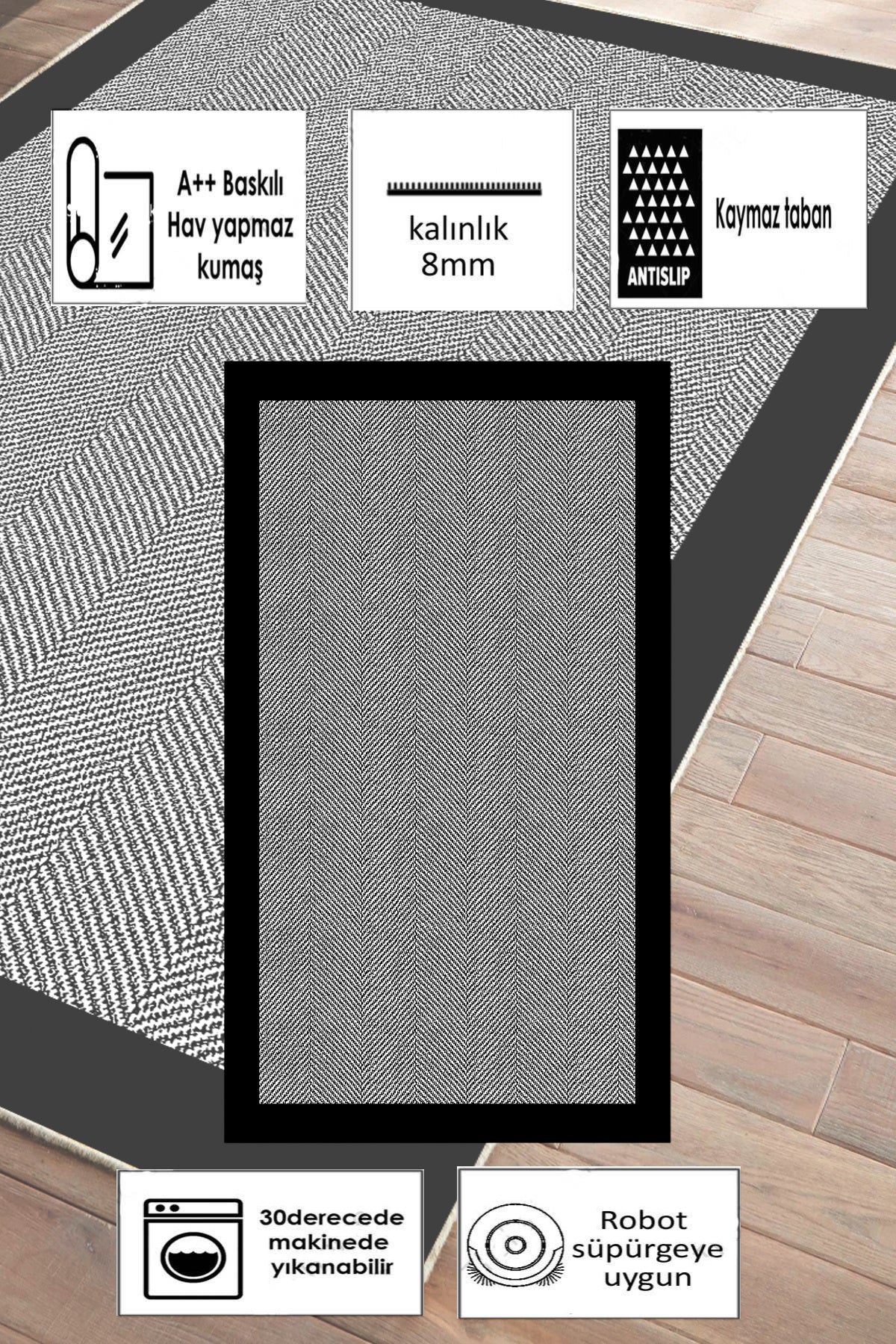 Trend Yeni Nesil Baskılı Halı & Yolluk