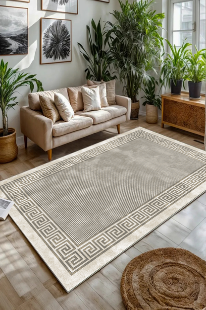 Zara Bej Yeni Nesil Baskılı Halı & Yolluk